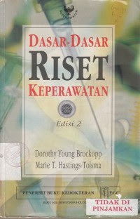 Image of Dasar-Dasar Riset Keperawatan